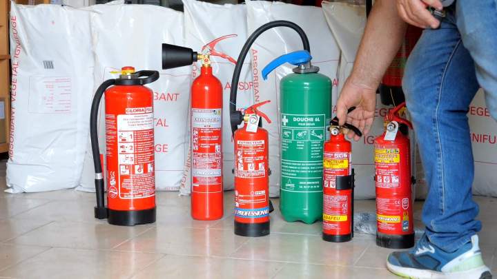 Vente et maintenance d'extincteurs toutes classes.